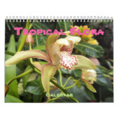 Calendrier Photographie de la flore tropicale (Protection)