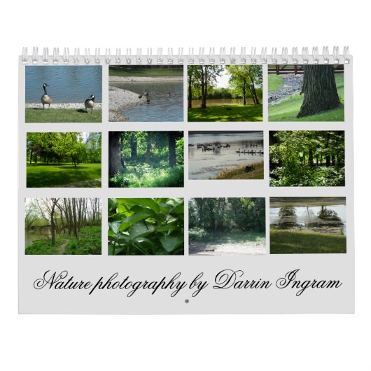 Calendrier Photographie de la nature (Dos)