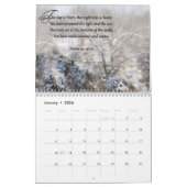 Calendrier Photographie de la nature avec des textes inspirés (Jan 2026)