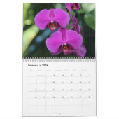 Calendrier Photographie de la nature de fleurs modifiables to (Feb 2026)