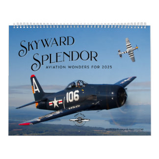 Calendrier Photographie de l'aviation aérienne à air - Mots e
