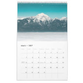 Calendrier Photographie de montagnes au-dessus des nuages (Mar 2027)