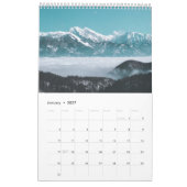 Calendrier Photographie de montagnes au-dessus des nuages (Jan 2027)