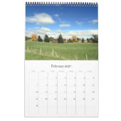 Calendrier photographie de paysage (Feb 2027)