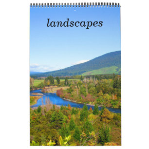Calendrier photographie de paysage