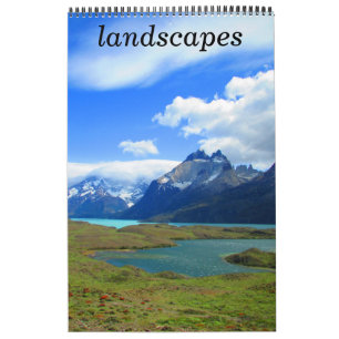 Calendrier photographie de paysage mondial