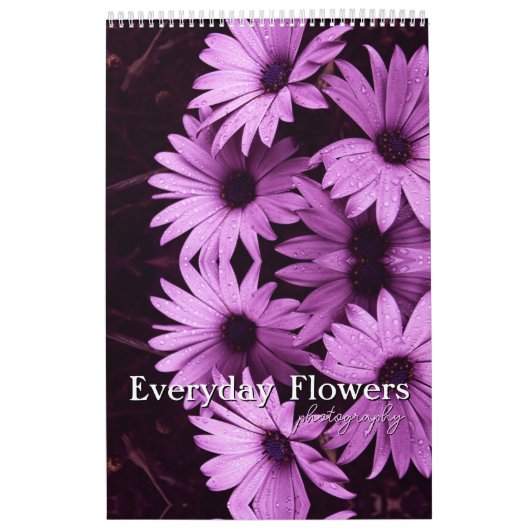 Calendrier Photographie des fleurs quotidiennes (Protection)