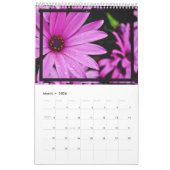 Calendrier Photographie des fleurs quotidiennes (Mar 2026)