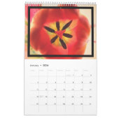 Calendrier Photographie des fleurs quotidiennes (Jan 2026)
