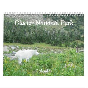 Calendrier Photographie du parc national des Glaciers