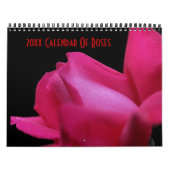 Calendrier Photographie rose (Protection)