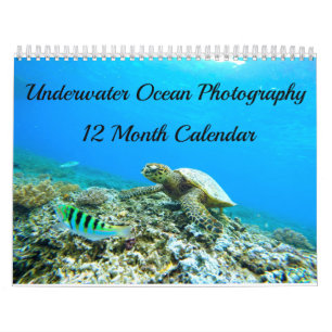 Calendrier Photographie sous-marine d'océan