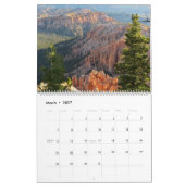 Calendrier photographique de Bryce Canyon 2026 sur (Mar 2027)