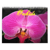 Calendrier photographique des orchidées (Protection)