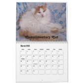 Calendrier Photos de chats mignonnes avec des paroles amusant (Mar 2026)