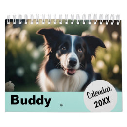 Calendrier Photos de chien personnalisées Créer votre propre