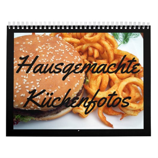 Calendrier Photos de cuisine faites maison (Protection)