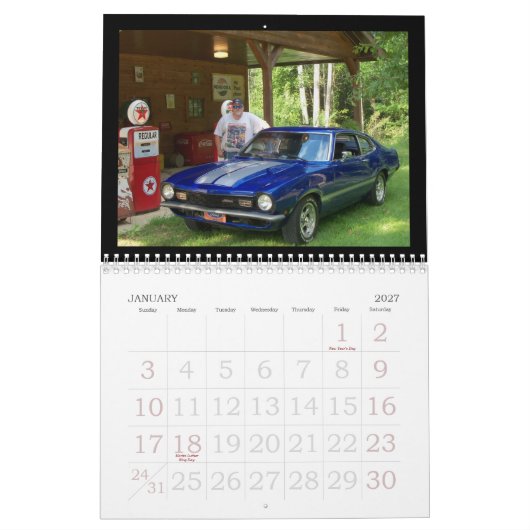 Calendrier Photos de détenu 2013 (Jan 2027)