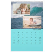Calendrier Photos de famille Coquillages et scènes de plage (Feb 2026)