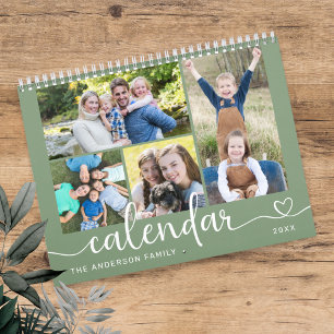 Calendrier Photos de famille modernes élégantes 2026