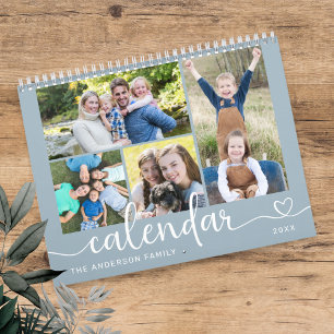 Calendrier Photos de famille modernes élégantes 2026