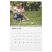 Calendrier Photos de famille personnalisées de 12 mois 2026 (Feb 2026)