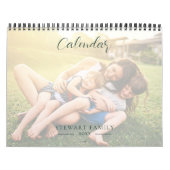 Calendrier Photos de famille plaid Campbell Tartan (Protection)