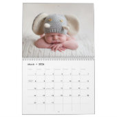 Calendrier Photos de nouveau-nés personnalisées Baby Boy 2026 (Mar 2026)