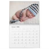 Calendrier Photos de nouveau-nés personnalisées Baby Boy 2026 (Jan 2026)