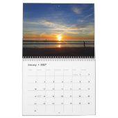 Calendrier Photos de plage au coucher du soleil 2025 (Jan 2027)