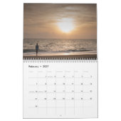 Calendrier Photos de plage au coucher du soleil 2025 (Feb 2027)