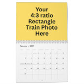 Calendrier Photos de votre train 12 mois (Feb 2027)