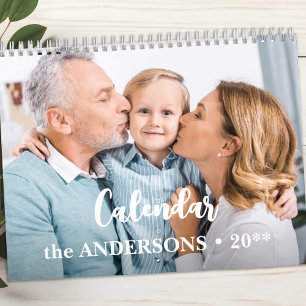 Calendrier Photos Familiales Modernes Personnalisées Créez Vo