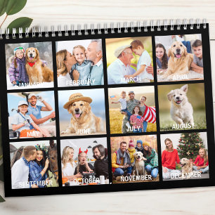 Calendrier Photos Familiales Personnalisées Moderne Créez-vou