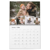 Calendrier Photos mensuelles de la famille Collage de photos (Jan 2026)