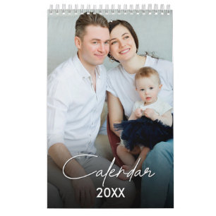 Calendrier Photos minimalistes modernes multi famille & amis