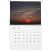 Calendrier Photos of the Sky /Two Page MediumCalendar, White (Feb 2026)