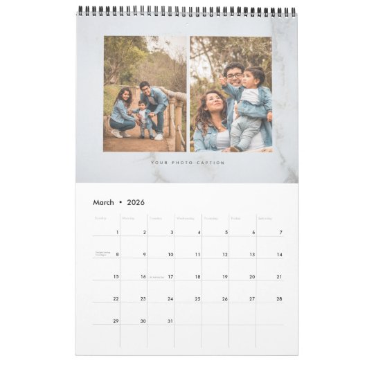 Calendrier Photos Rustiques (Mar 2026)