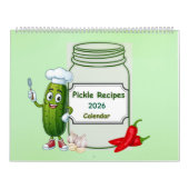 Calendrier Pickle 2026 avec Recettes (Protection)