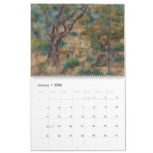 Calendrier Pierre-Auguste Renoir (Jan 2026)