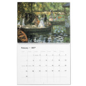Calendrier Pierre-Auguste Renoir Impressionnisme (Feb 2027)