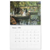 Calendrier Pierre-Auguste Renoir Impressionnisme (Feb 2026)