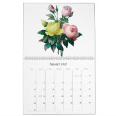 Calendrier Pierre-Joseph Redouté (Jan 2027)