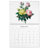 Calendrier Pierre-Joseph Redouté (Jan 2026)
