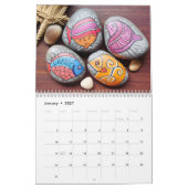 Calendrier Pierres Peintes DIY – Art Créatif (Jan 2027)