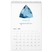 Calendrier Pierres précieuses (Mar 2026)