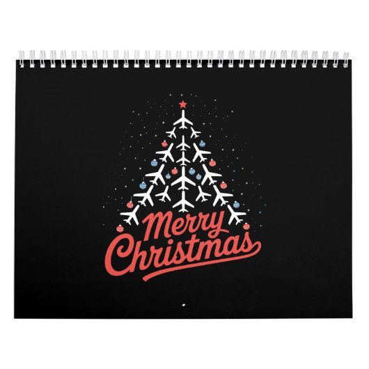 Calendrier Pilote d'avion arbre de Noël (Protection)