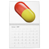 Calendrier Pilule de médecine - Emoji (Jan 2027)