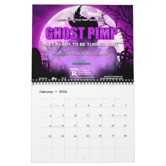 Calendrier Pimp Ghost (Feb 2026)