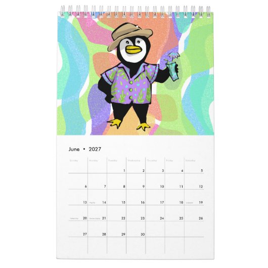 Calendrier Pingouins 365 (Jun 2027)